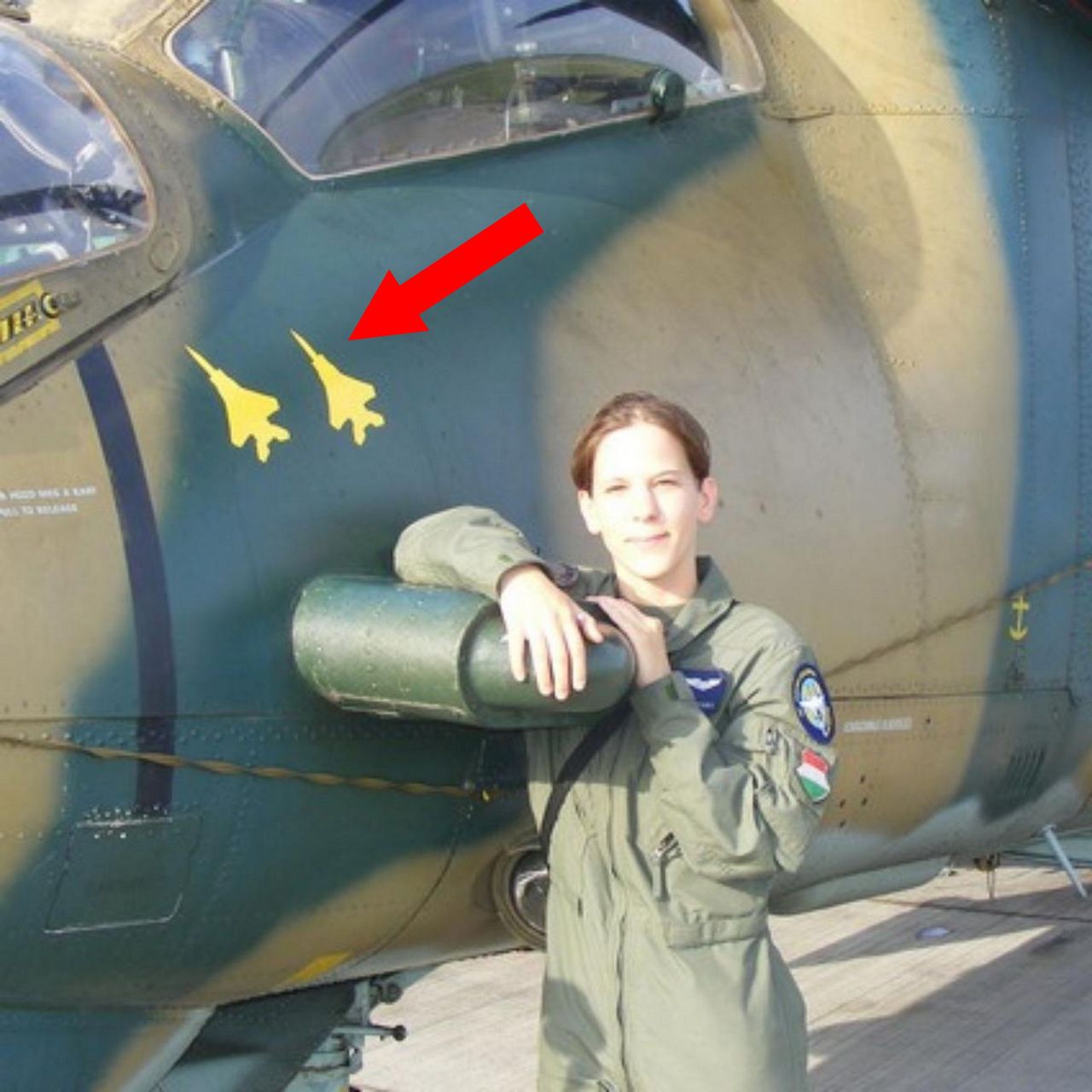 Węgierska pilotka śmigłowca Mi-24 "zestrzeliła" myśliwiec F-15. Dwa razy - Porucznik Éva „Vivi” Horváth i jej "ofiary"