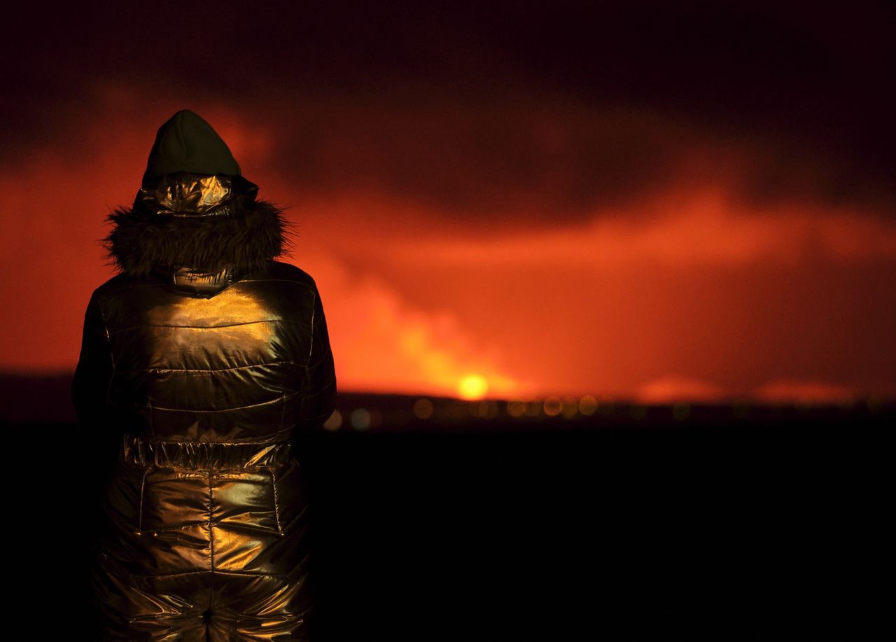 Thrill-seekers defy warnings to witness spectacle of Iceland's Fagradalsfjall volcano eruption