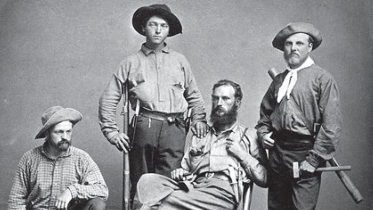 Clarence King i jego towarzysze – fotografia z 1864 r.