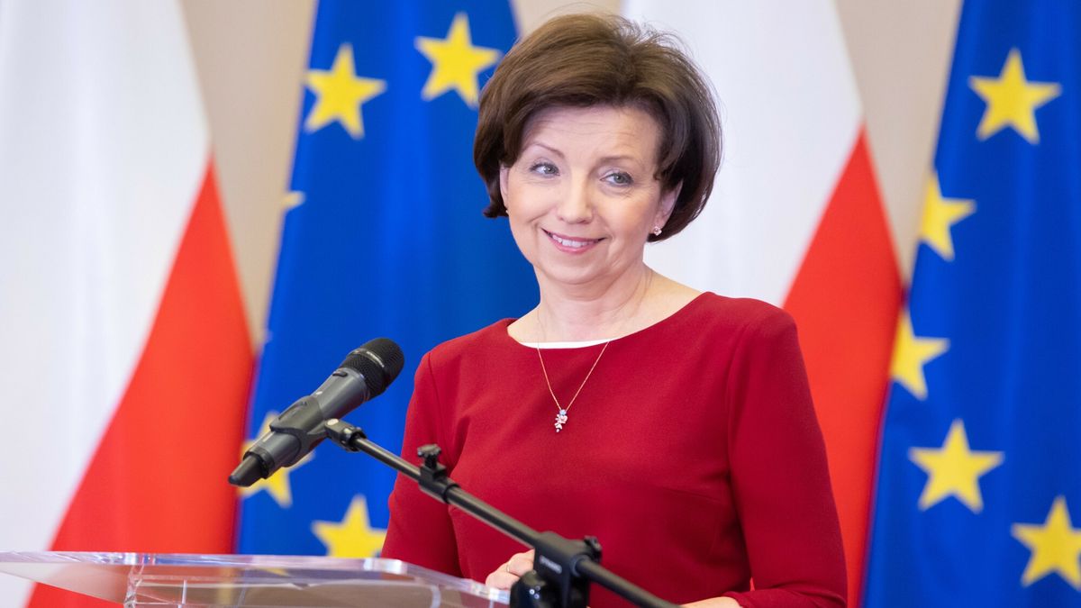 Minister rodziny i polityki społecznej Marlena Maląg
