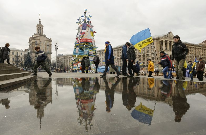 Protesty na Ukrainie. Antyrządowi demonstranci łączą siły