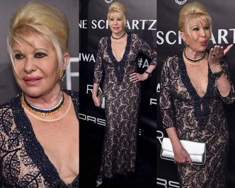 Ivana Trump przesyła buziaczki na ściance