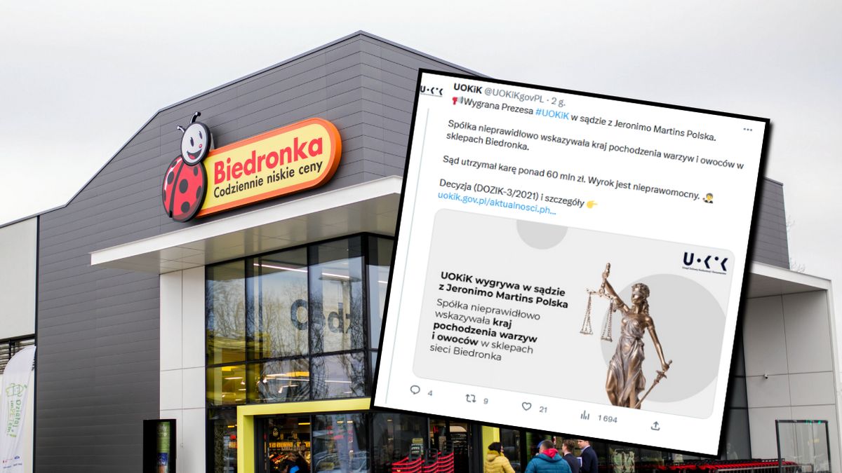 Sąd utrzymał karę 60 mln zł dla Biedronki 