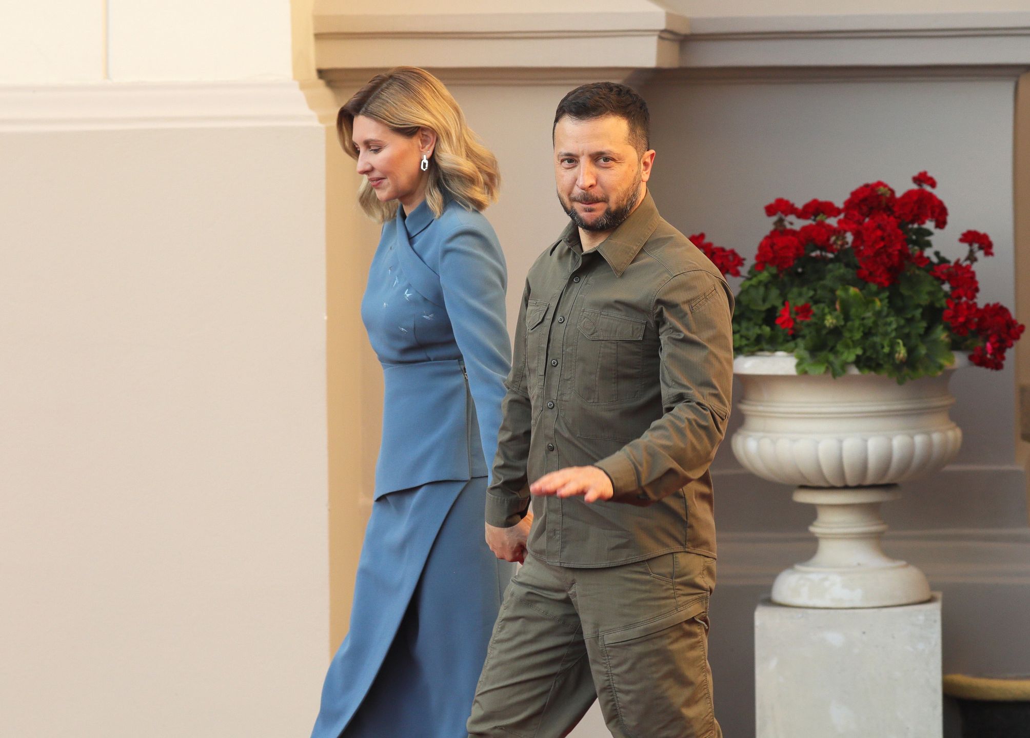 Wolodymyr i Ołena Zełenscy 2023