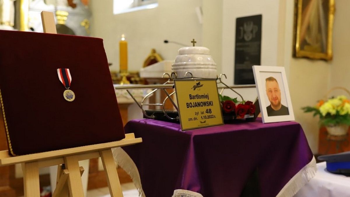 Policjanci pożegnali kolegę