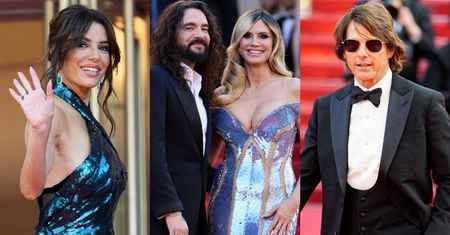 Gwiazdy brylują w Cannes na pokazie kolejnej części "Mission Impossible": Eva Longoria, Tom Cruise, Heidi Klum z mężem