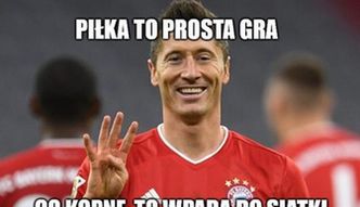 "Pomnik dla Lewego". Memy po pogromie Bayernu