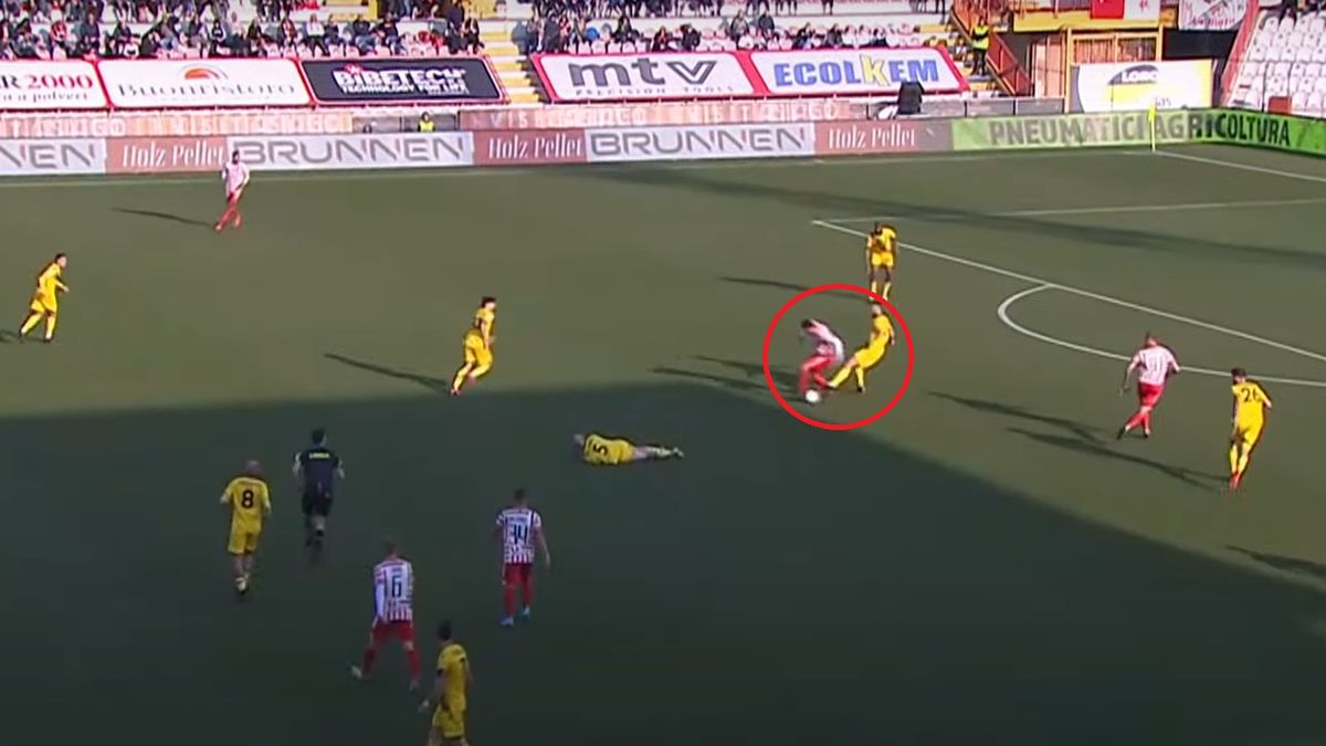 YouTube / Serie B / Na zdjęciu: bramka Łukasza Teodorczyka