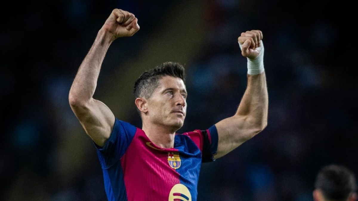 Robert Lewandowski w barwach FC Barcelony