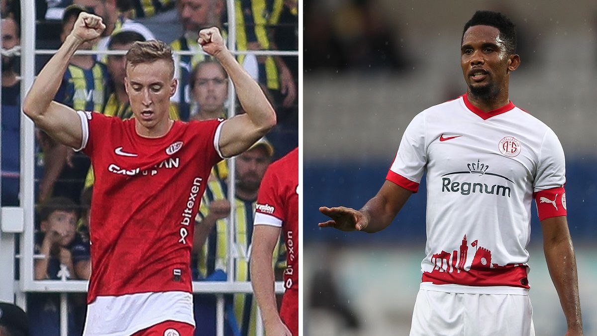 Getty Images / Ahmad Mora/DeFodi Images/Soccrates / Na zdjęciu: Adam Buksa i Samuel Eto'o