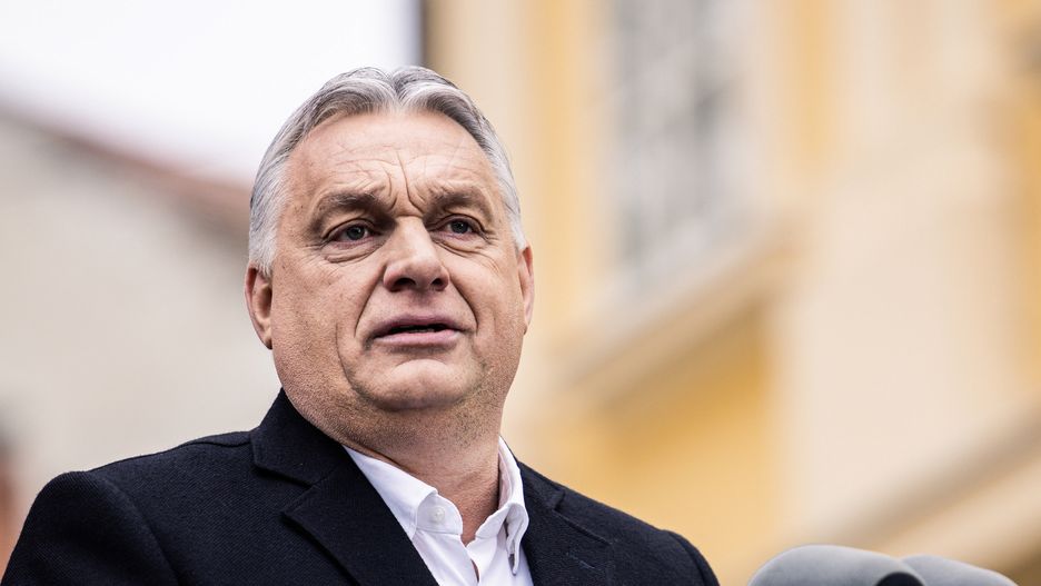 Viktor Orban, Hungary's prime minister, delivers his final campaign speech ahead of the general election, in Szekesfehervar, Hungary, on Friday, April 1, 2022. With Orban tipped to win a fourth consecutive term in Sundays general election, stock investors in Hungary are already focusing on how hell fix the budget hole created to help his government stay in power. Photographer: Akos Stiller/Bloomberg via Getty Images