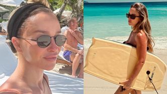 57-letnia Joanna Przetakiewicz nadaje z Seszeli, eksponując zabójczo zgrabne nogi (FOTO)