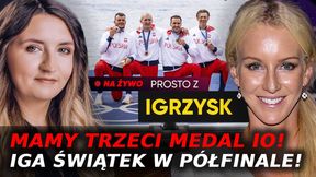 "Prosto z Igrzysk". Mamy trzeci medal IO. Iga Świątek w półfinale