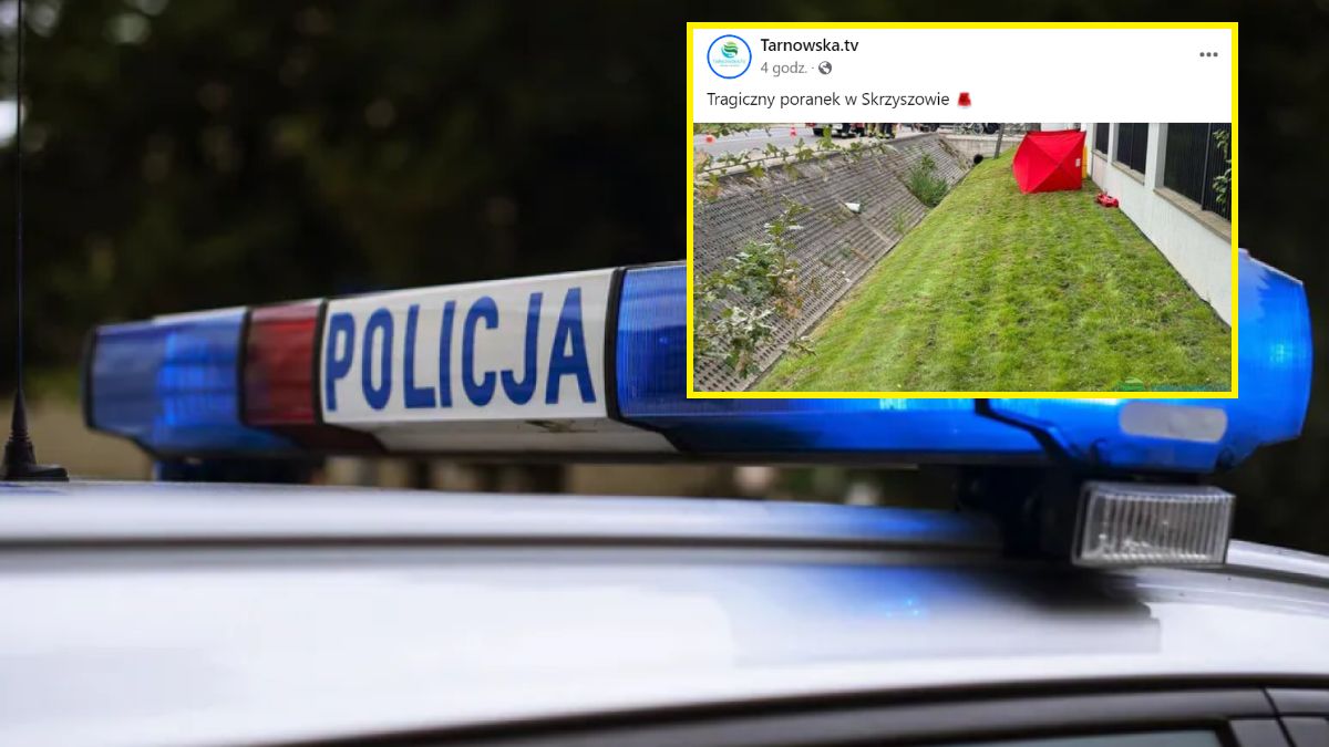 Nieprzytomny mężczyzna znaleziony w przydrożnym rowie