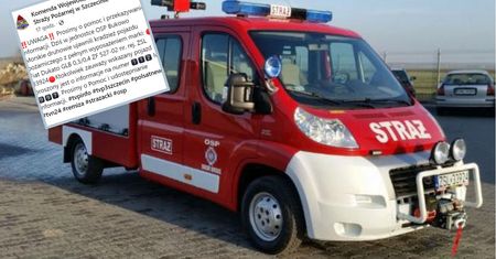 Ukradli wóz strażacki za 300 tysięcy. Druhowie szukają sprawców