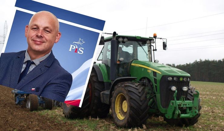 Radny PiS zobaczył policjantów. Na ich widok uciekł przez oborę