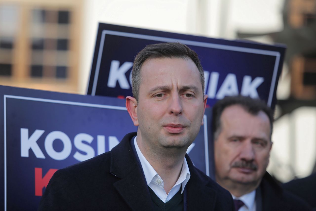Zbigniew Ziejewski na wiecu Władysława Kosiniaka-Kamysza rozpoczynającym jego  kampanię prezydencką. Grudzień 2019 r.