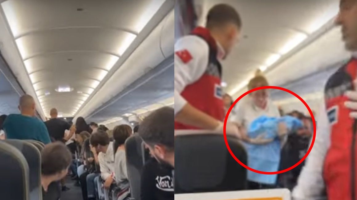 Narodziny na pokładzie zostały uwiecznione przez pasażerów