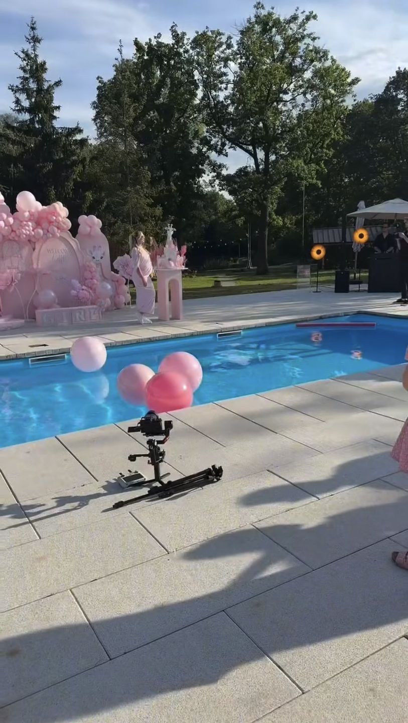 "Różowe" baby shower Oli Tomali
