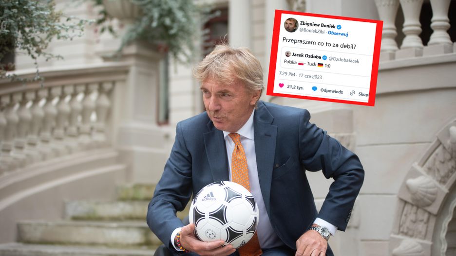 Awantura na Twitterze. Boniek starł się z Ozdobą