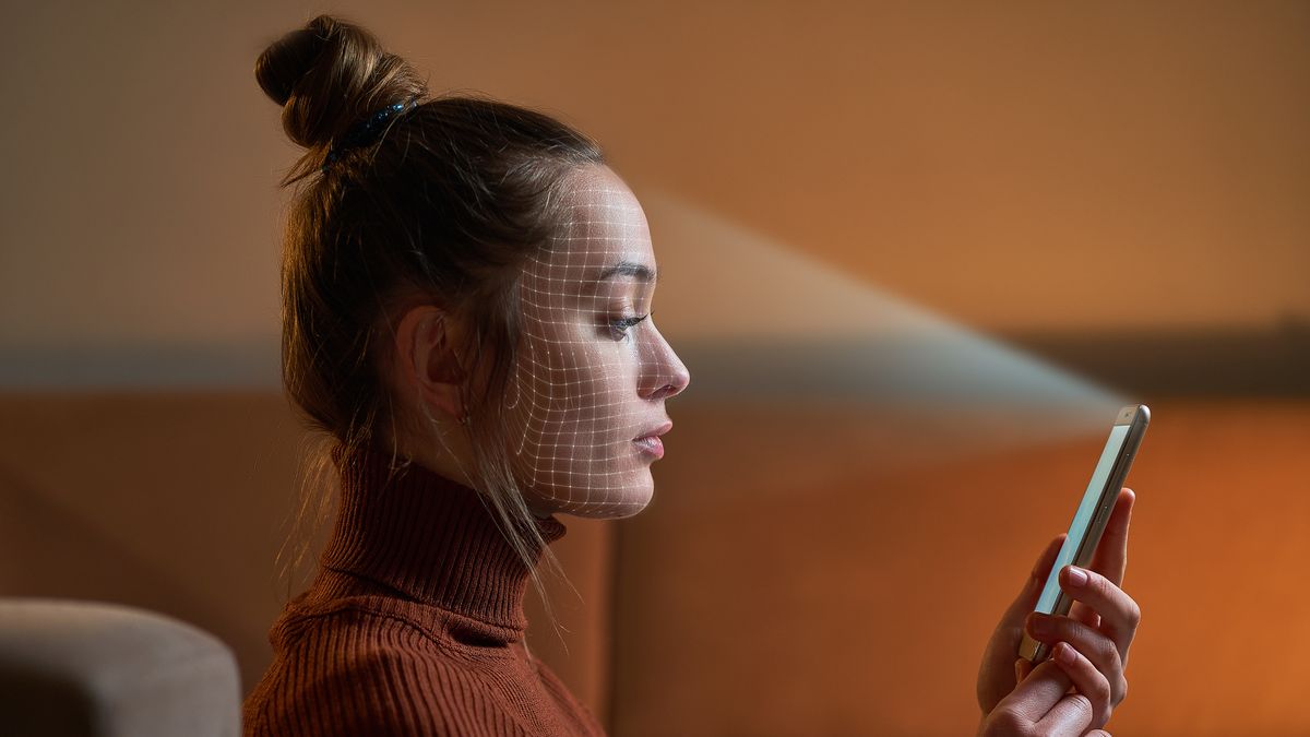 Skanowanie twarzy - zdjęcie poglądowe