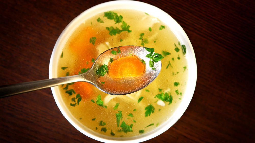 Rosół drobiowy lub bulion w proszku