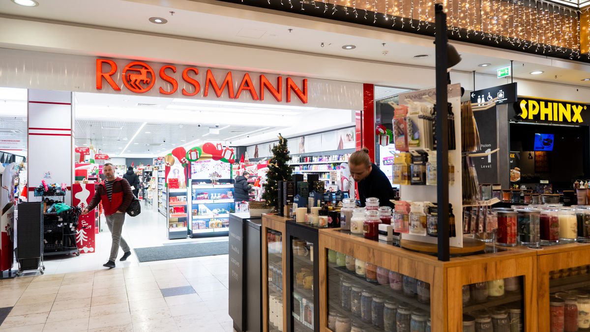 GDANSK, POLAND - 2023/12/08: Rossmann store seen inside a shopping mall in Gdansk. (Photo by Mateusz Slodkowski/SOPA Images/LightRocket via Getty Images)