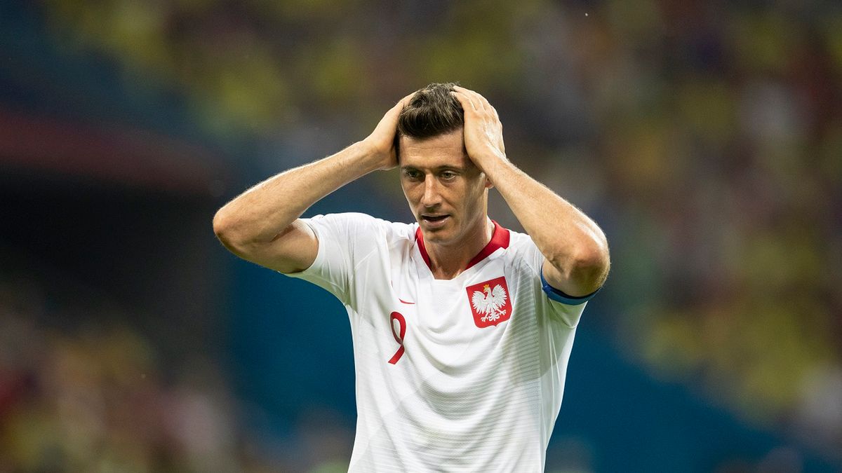 Getty Images / Fred Lee / Na zdjęciu: Robert Lewandowski w meczu z Kolumbią w 2018 roku