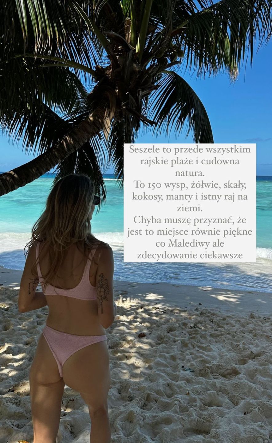 Maja Bohosiewicz wypoczywa na Seszelach 