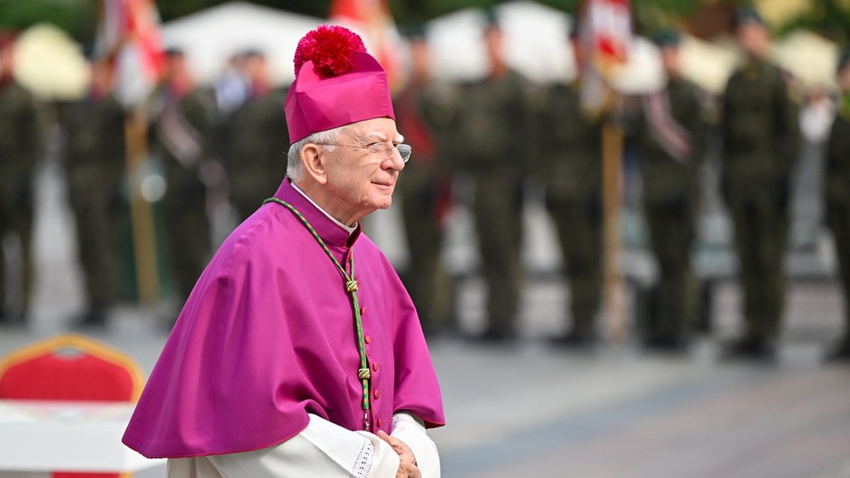 Marek Jędraszewski podczas pielgrzymki w Kalwarii Zebrzydowskiej