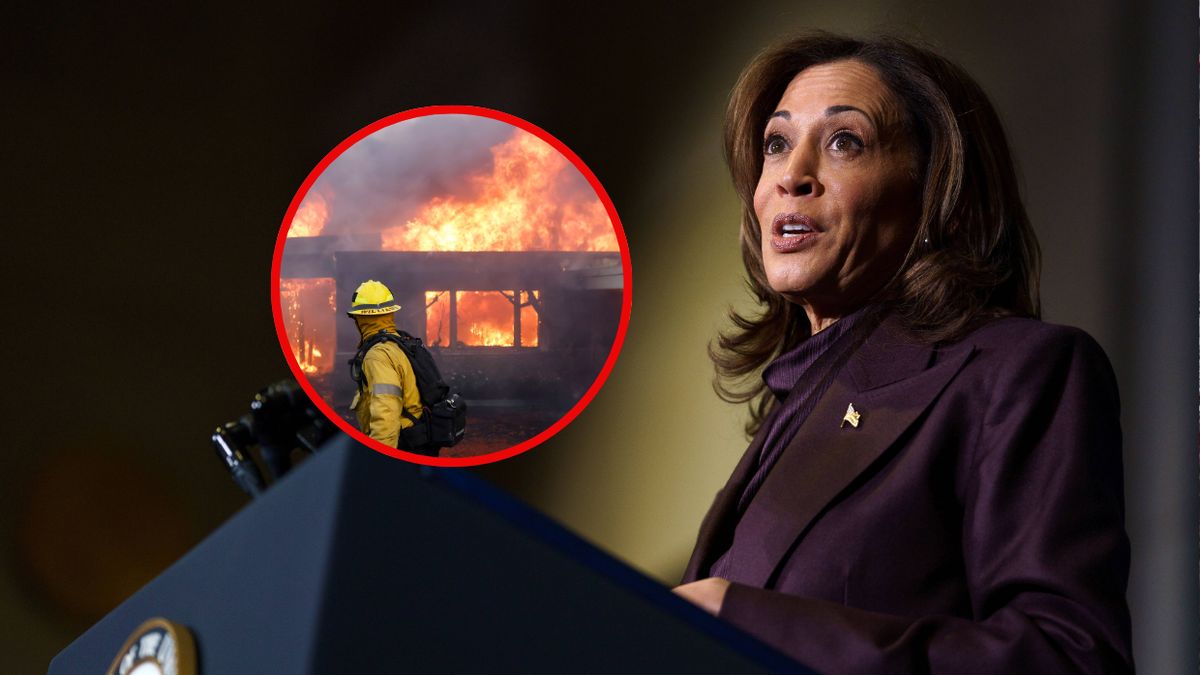 W dzielnicy Los Angeles trwa pożar