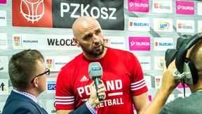 Marcin Gortat na trybunach Hali Mistrzów