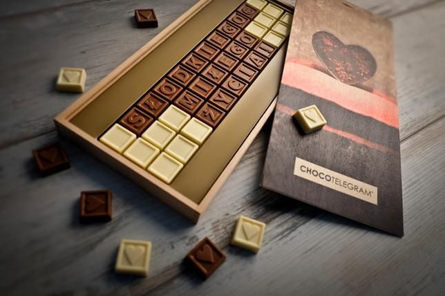 Telegramy z czekolady. Wyraź uczucie za pomocą słodkiej wiadomości