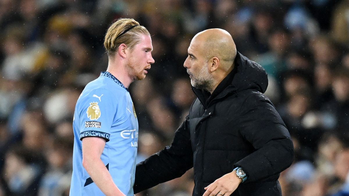 Getty Images / Michael Regan / Na zdjęciu: Kevin De Bruyne i Pep Guardiola