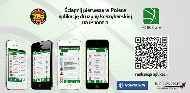 Pierwsza w Polsce aplikacja mobilna dla drużyny koszykarskiej