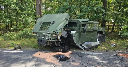 "Pasek" kontra Hummer. Wypadek pod Bolesławcem
