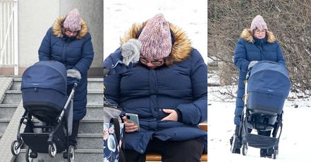 Dominika Gwit pokonuje przeszkody podczas intensywnego spaceru z synem (ZDJĘCIA)