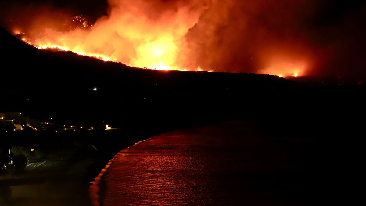Pożar trawi Kretę. Konieczna była ewakuacja