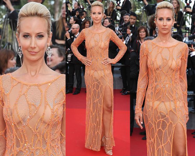 Lady Victoria Hervey pokazała majtki i sutki w Cannes