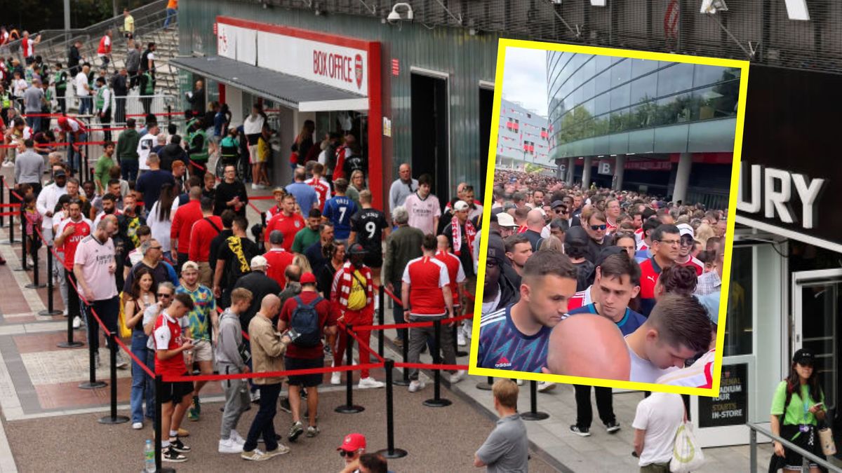 Totalny chaos przed stadionem Arsenalu