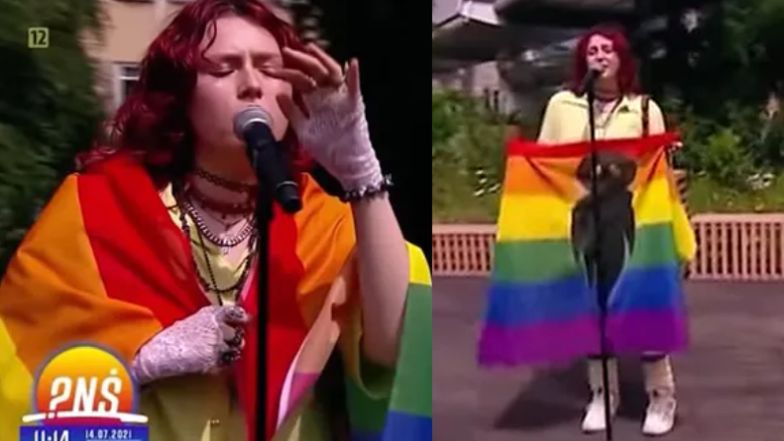 Karinn Ann wystąpiła w "PnŚ" z tęczową flagą, a wydawca nie zareagował na czas