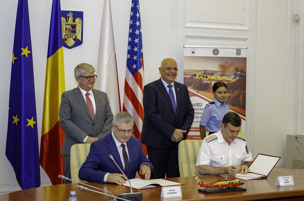 Podpisanie umowy na ósmego S-70M dla Rumunii