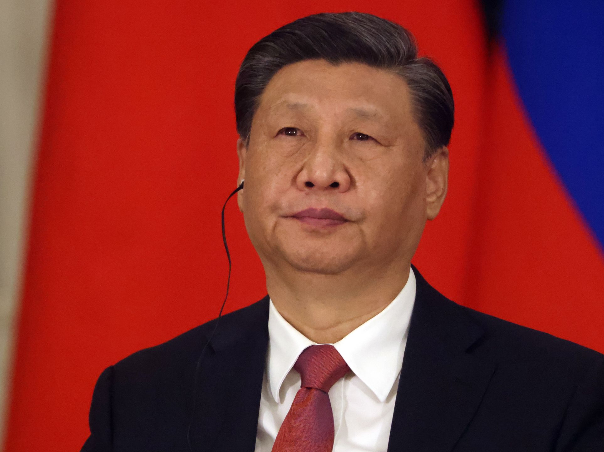 MOSCOW, RUSSIA - MARCH 21:  (RUSSIA OUT) Chinese President Xi Jinping seen during the signing ceremony at the Grand Kremlin Palace, on March 21, 2023 in Moscow, Russia. Three days after being accused by an international tribunal of war crimes in Ukraine, Russian President Putin received Chinese leader Xi Jinping during his state visit to Russia. (Photo by Contributor/Getty Images)