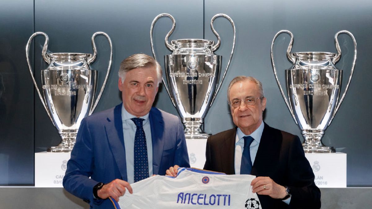 Zdjęcie okładkowe artykułu: Getty Images / Helios de la Rubia/Real Madrid / Na zdjęciu: Carlo Ancelotti i Florentino Perez