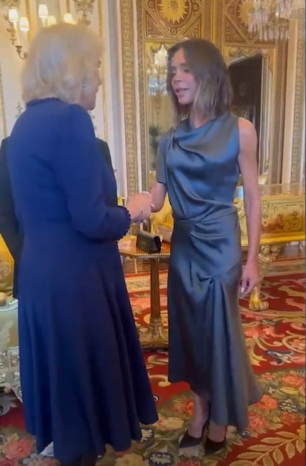 Victoria Beckham spotkała się z królową Camillą