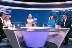 Ogórek nie mogła go uspokoić. "Może wypił coś przed programem?"