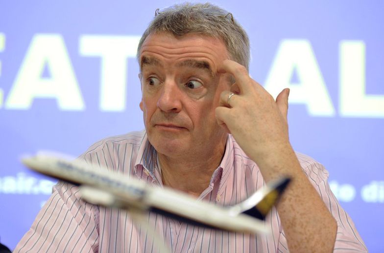 Michael O'Leary, dyrektor generalny linii Ryanair ma poważny problem.