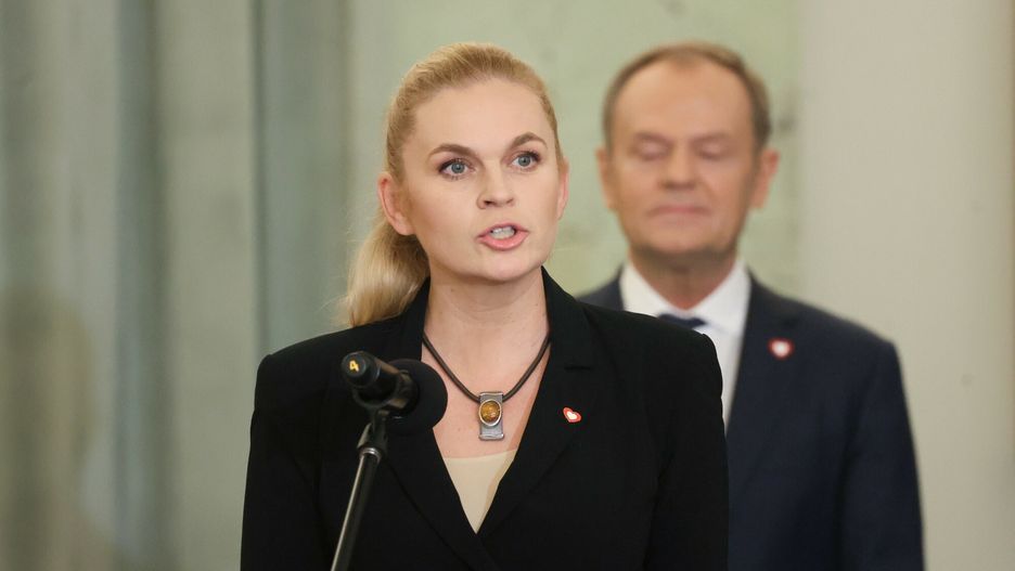 Barbara Nowacka i Donald Tusk 