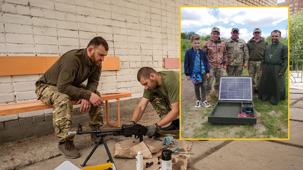 10-letni Ukrainiec zebrał pieniądze na specjalistyczną ładowarkę dla żołnierzy 