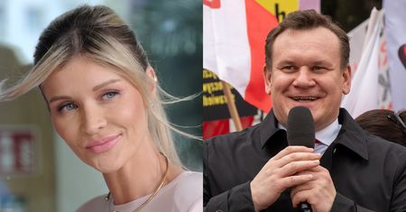 Dominik Tarczyński CZULE OBEJMOWAŁ i głaskał po włosach Joannę Krupę na imprezie. Modelka od dawna wspiera polityka w sieci